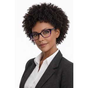 Mare Azzuro Blue & Pink Women's Reading Glasses +4.00 – Fashion Cat-Eye Readers